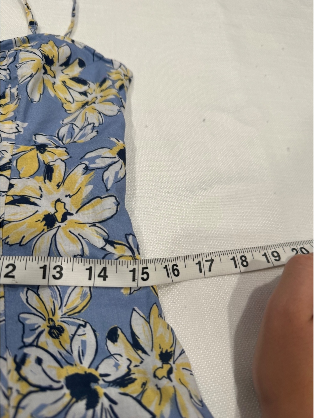 Lulus Blossom Together Light Blue Floral Cutout Mini Dress Size Large - Picture 8 of 9